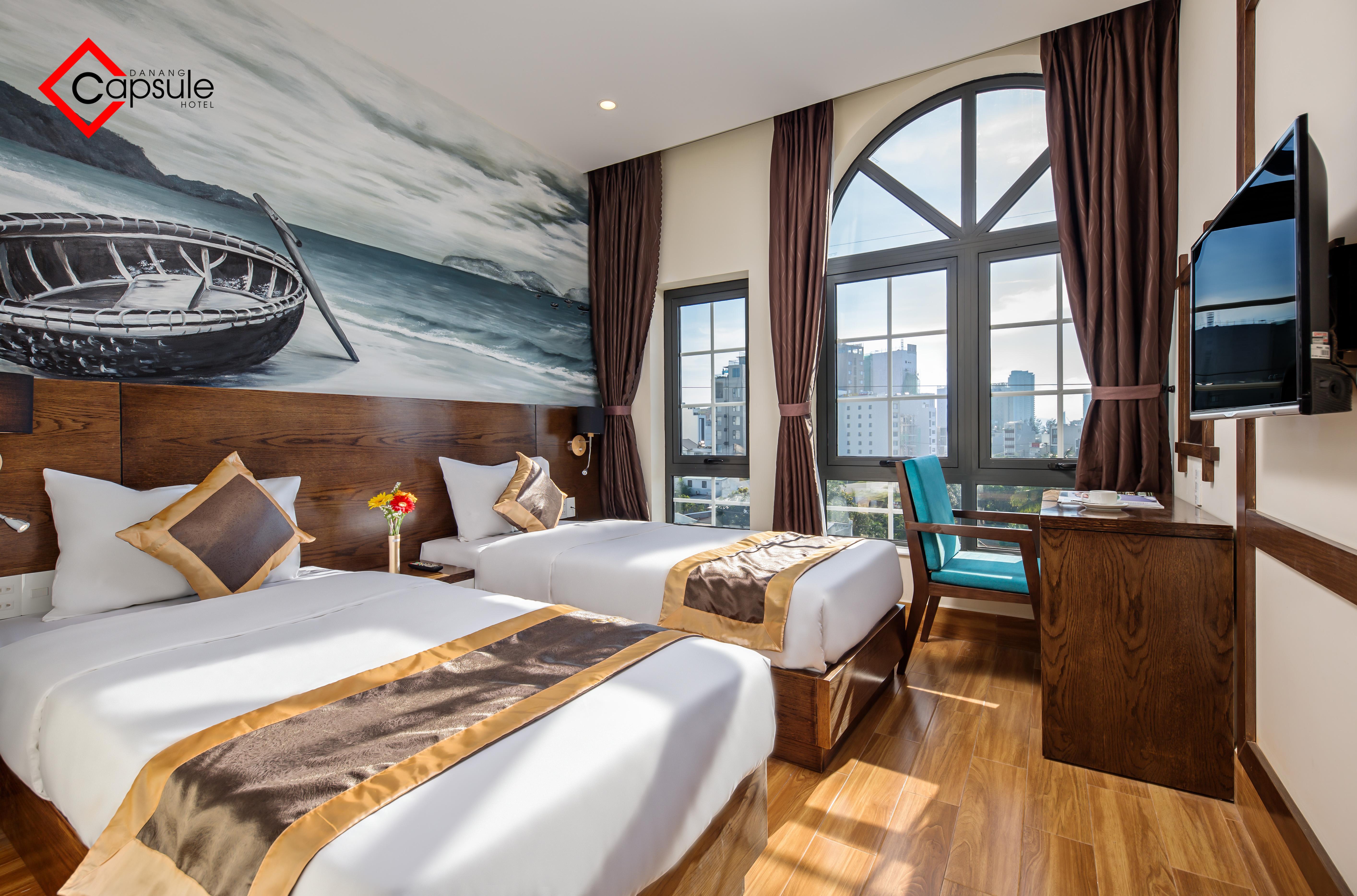 Ancyra Capsule Hotel - Backpackers Paradise & Rooftop Bar Đà Nẵng Extérieur photo