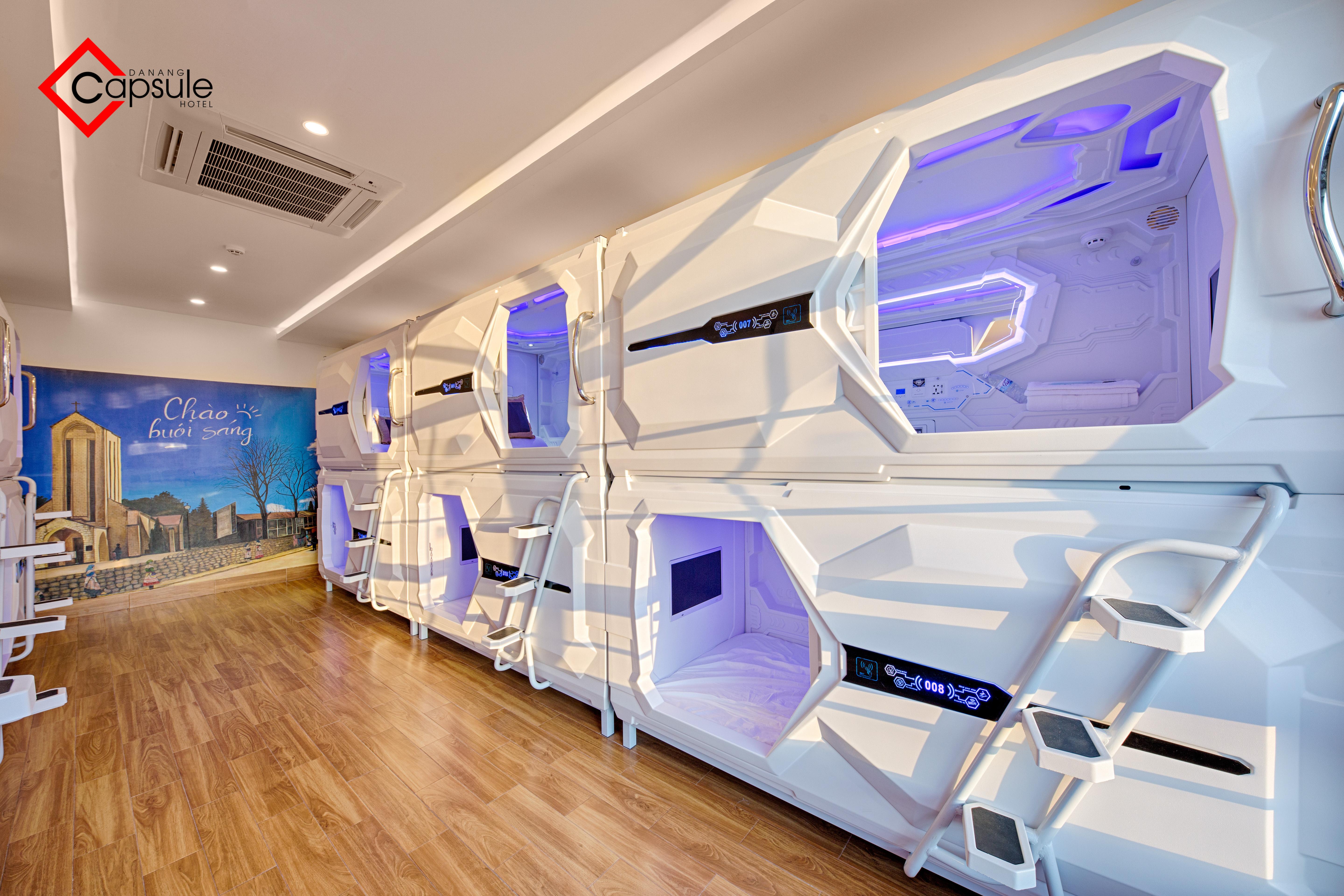 Ancyra Capsule Hotel - Backpackers Paradise & Rooftop Bar Đà Nẵng Extérieur photo