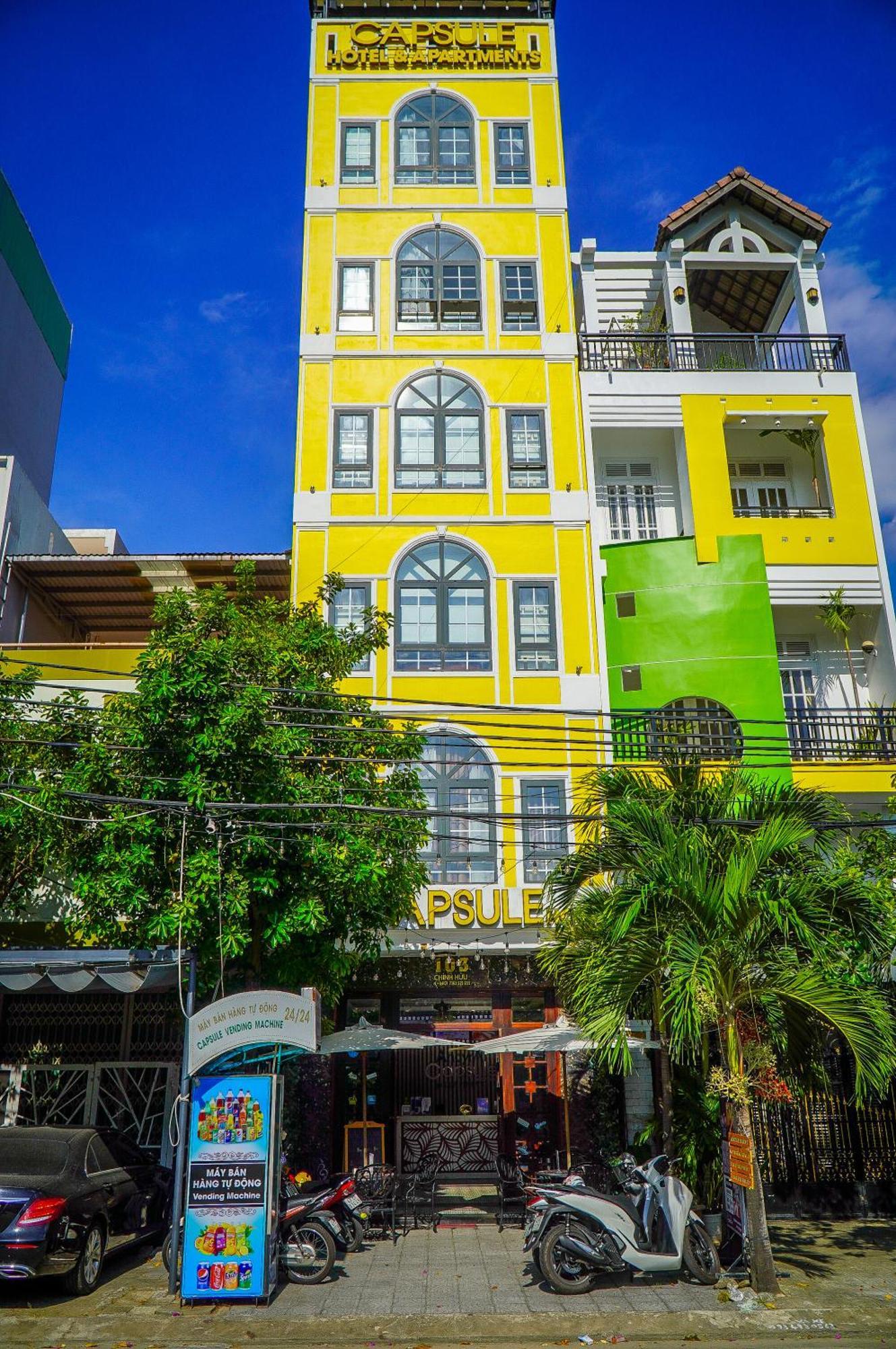 Ancyra Capsule Hotel - Backpackers Paradise & Rooftop Bar Đà Nẵng Extérieur photo